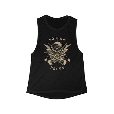 Hardy Podunk Proud Muscle Tank - Sunlit Funlit Country Music Tees